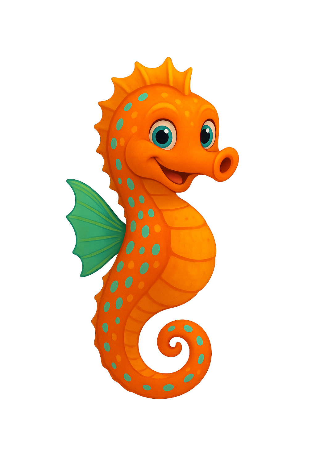 Briny the Seahorse – Coastal Printable Wall Art